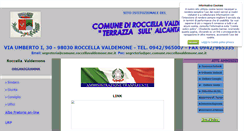 Desktop Screenshot of comune.roccellavaldemone.me.it